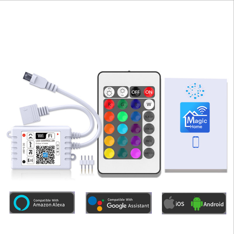 Magic Home Pro APP LED Smart WiFi Controller Works with Amazon Alexa, Google Assistant Home